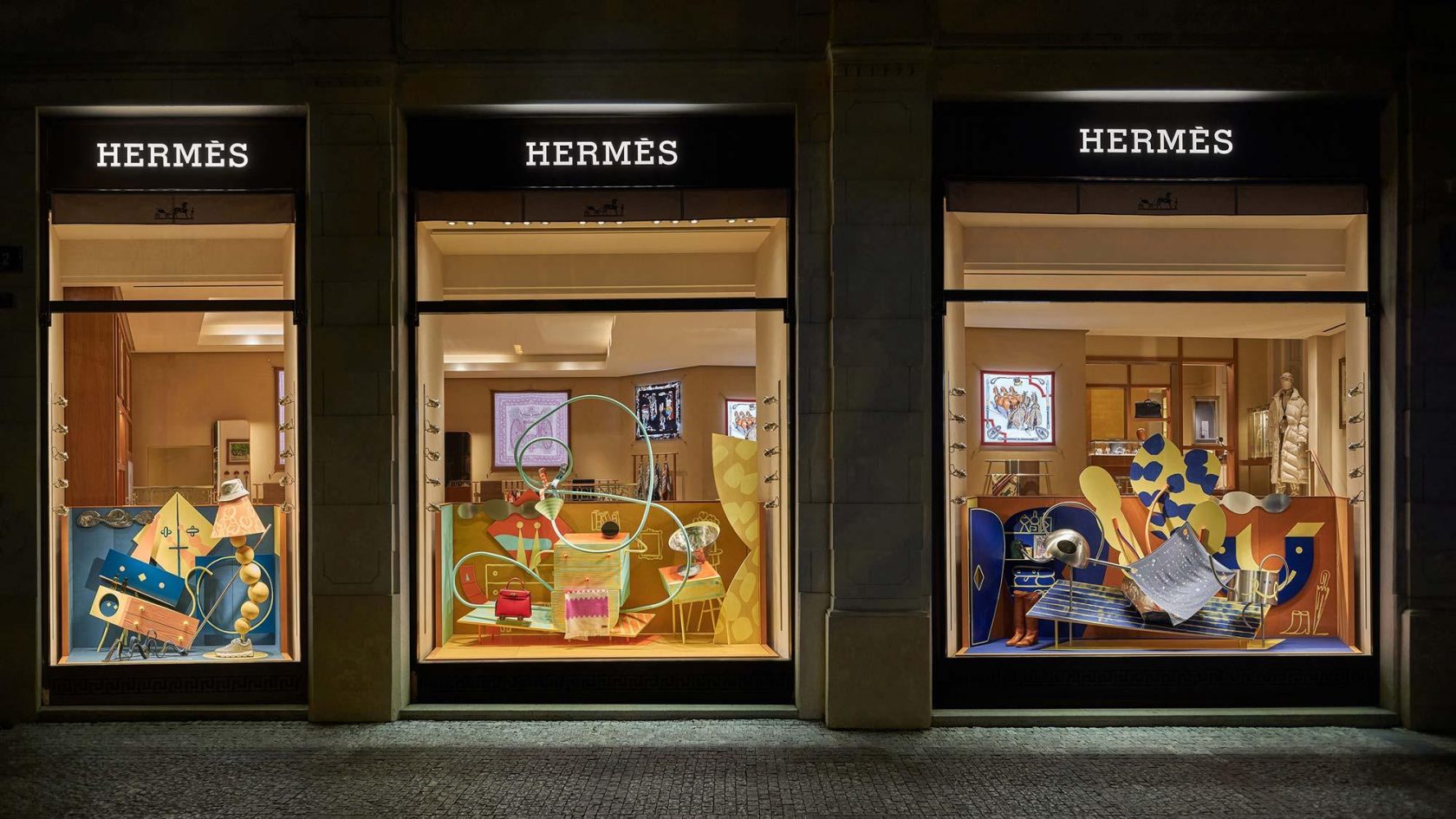 CGD25 Antczak Hermès výlohy Praha Honza Zima 01