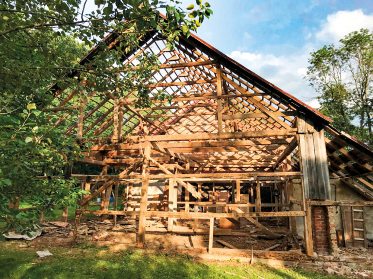 Dříve - původní stodola